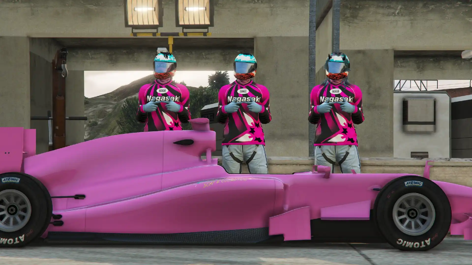 2位チームの様子