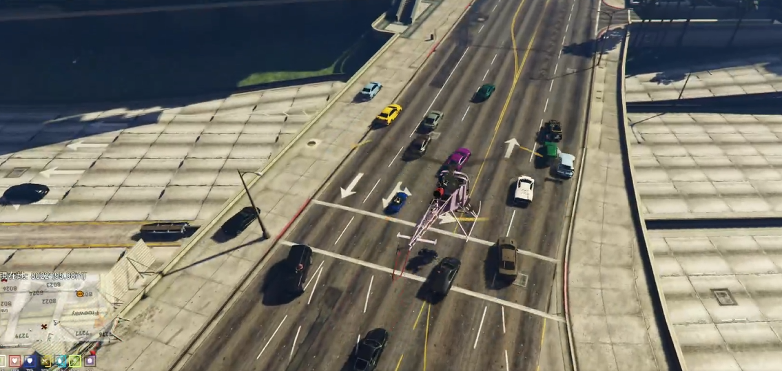 CLOWN市街地を上空から見下ろした戦略マップのイメージ